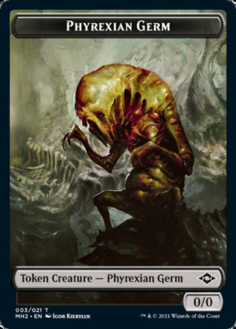 Phyrexian Germ Token // Treasure Token (#21) [Modern Horizons 2 Tokens]