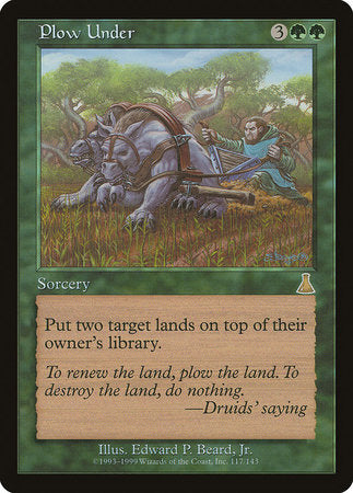 Plow Under [Urza's Destiny]