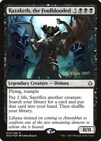 Razaketh, the Foulblooded [Hour of Devastation Promos]