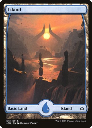 Island (186) - Full Art [Hour of Devastation]