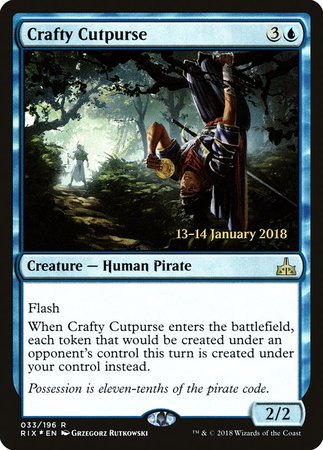 Crafty Cutpurse [Rivals of Ixalan Promos]