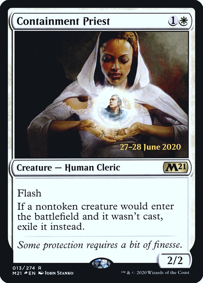 Containment Priest  [Core Set 2021 Prerelease Promos]