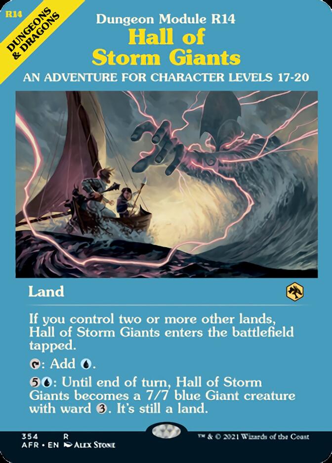 mtg forgotten realms dungeon cards Adventures in the Hall of Storm Giants (Showcase) Judge Gift Cards 2005 Illustrated by Ralph Horsley. Torment Booster Box - Variant:FFVIII - Children of Fate