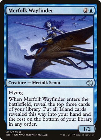 Merfolk Wayfinder [Duel Decks: Merfolk vs. Goblins]