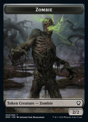 Phyrexian // Zombie Double-sided Token [Dominaria United Tokens]