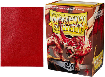 Dragon Shield - Sleeves - Matte Ruby