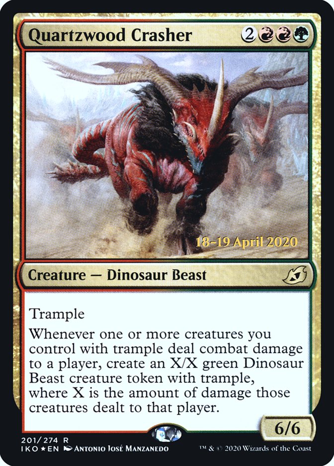 Quartzwood Crasher  [Ikoria: Lair of Behemoths Prerelease Promos]