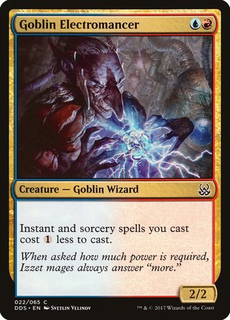 Goblin Electromancer [Duel Decks: Mind vs. Might]