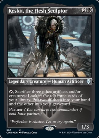 Keskit, the Flesh Sculptor (Foil Etched) [Commander Legends]