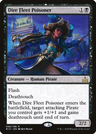 Dire Fleet Poisoner [Rivals of Ixalan Promos]