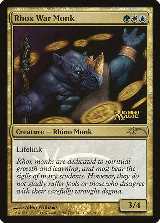 Rhox War Monk [Friday Night Magic 2011]