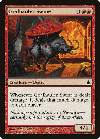 Coalhauler Swine [Ravnica: City of Guilds]