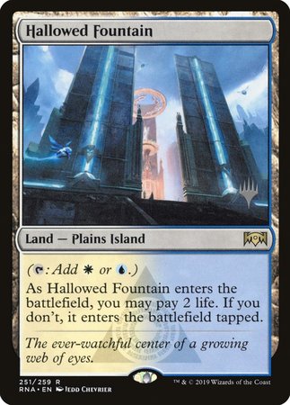 Hallowed Fountain [Ravnica Allegiance Promos]