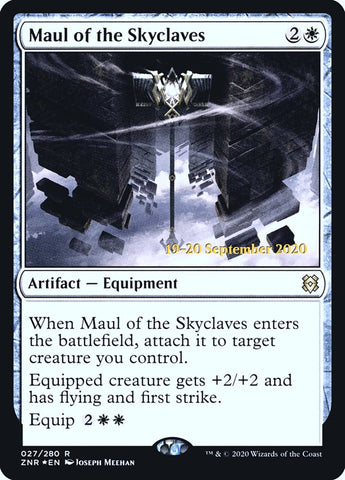 Maul of the Skyclaves  (Prerelease) [Zendikar Rising Prerelease Promos]