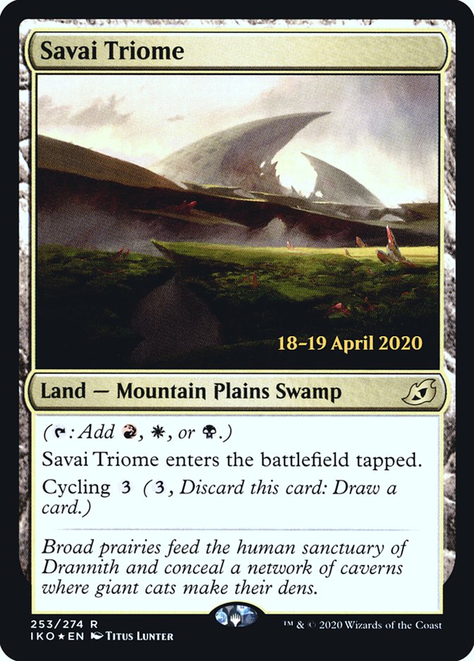 Savai Triome  [Ikoria: Lair of Behemoths Prerelease Promos]