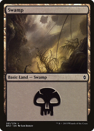 Swamp (261) [Battle for Zendikar]