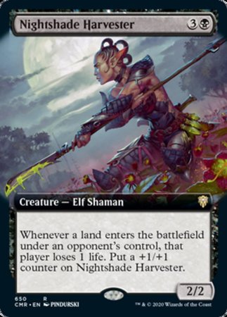 Nightshade Harvester (Extended Art) [Commander Legends]