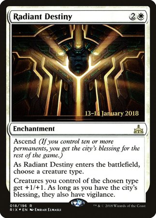 Radiant Destiny [Rivals of Ixalan Promos]