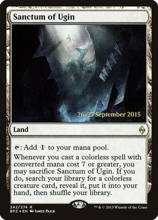 Sanctum of Ugin [Battle for Zendikar Promos]