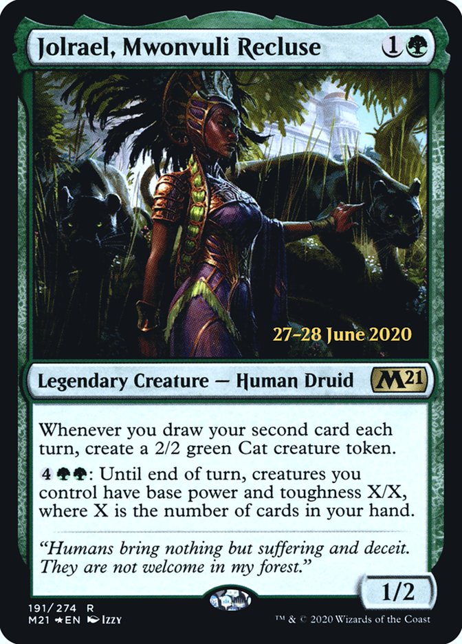 Jolrael, Mwonvuli Recluse  [Core Set 2021 Prerelease Promos]