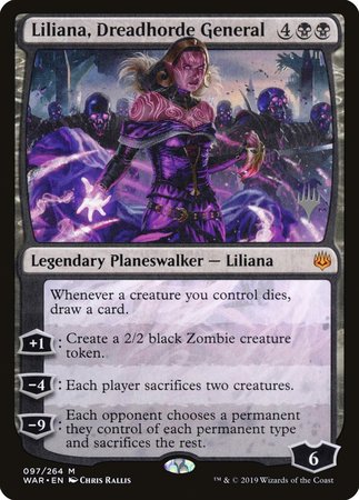 Liliana, Dreadhorde General [War of the Spark Promos]