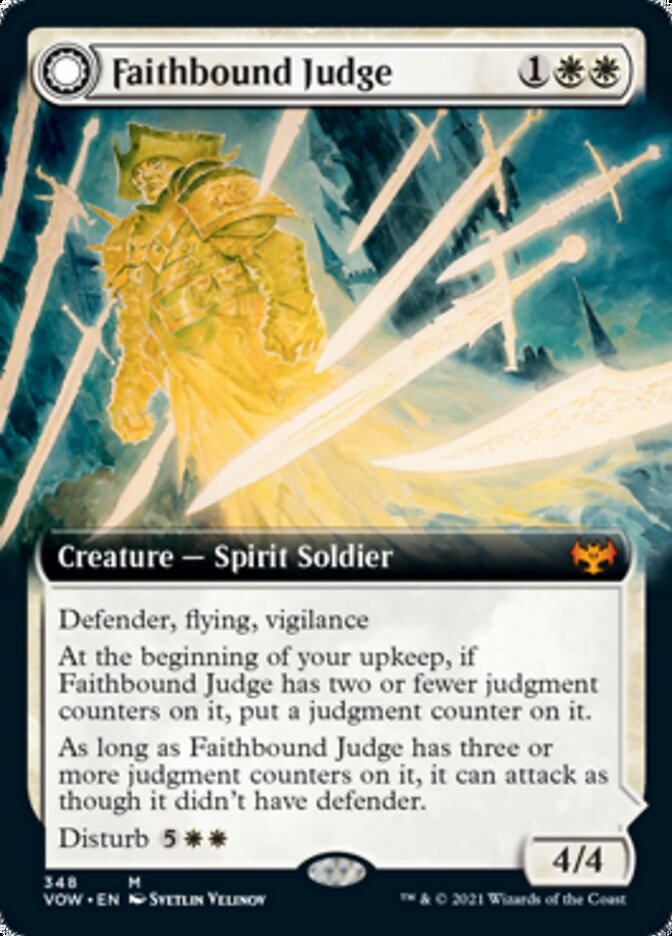 Faithbound Judge // Sinner's Judgment (Extended) [Innistrad: Crimson Vow]