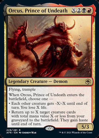 Orcus, Prince of Undeath [Dungeons & Dragons: Adventures in the Forgotten Realms]