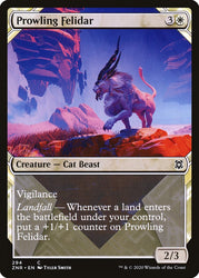 Prowling Felidar (Showcase) [Zendikar Rising]