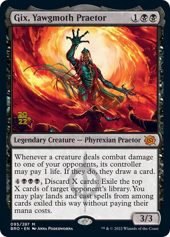 Gix, Yawgmoth Praetor [The Brothers' War: Prerelease Promos]