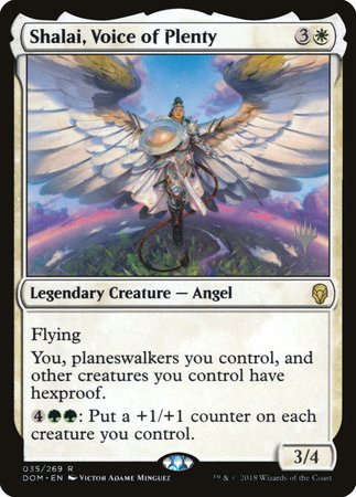 Shalai, Voice of Plenty [Dominaria Promos]