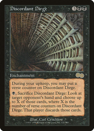 Discordant Dirge [Urza's Saga]