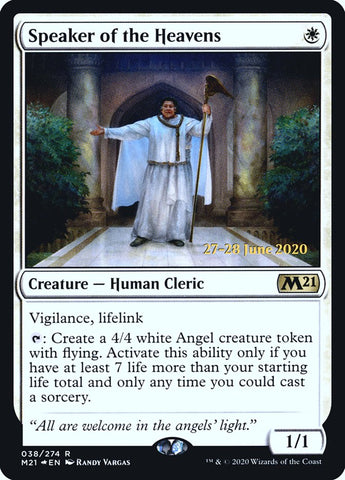 Speaker of the Heavens  [Core Set 2021 Prerelease Promos]