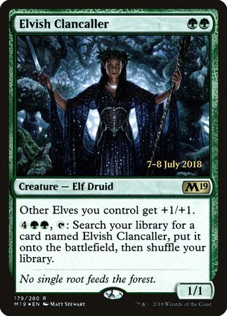 Elvish Clancaller [Core Set 2019 Promos]