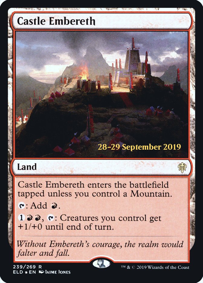 Castle Embereth  [Throne of Eldraine Prerelease Promos]