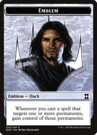 Emblem - Dack Fayden [Eternal Masters Tokens]