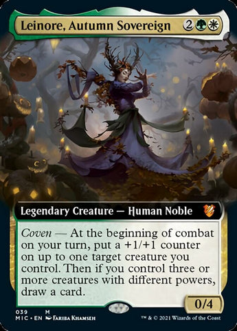 Leinore, Autumn Sovereign (Extended) [Innistrad: Midnight Hunt Commander]