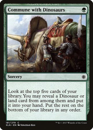 Commune with Dinosaurs [Ixalan]