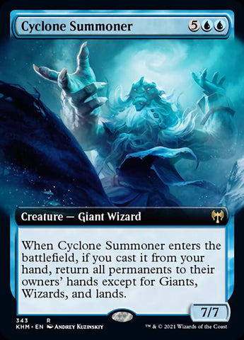 Cyclone Summoner (Extended Art) [Kaldheim]