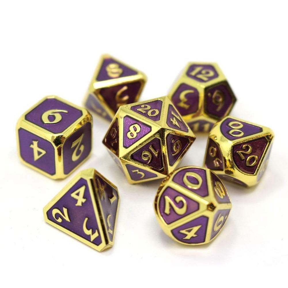 Die Hard - RPG Set - Mythica Gold Amethyst (7 Dice Set)