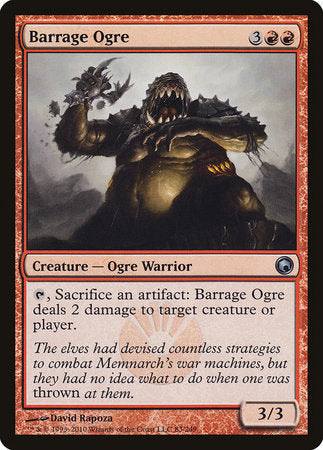 Barrage Ogre [Scars of Mirrodin]