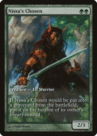 Nissa's Chosen [Zendikar Promos]