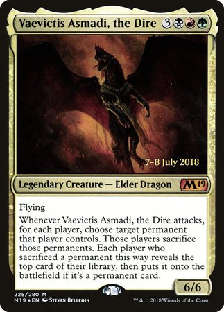 Vaevictis Asmadi, The Dire [Core Set 2019 Promos]