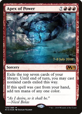 Apex of Power [Core Set 2019 Promos]