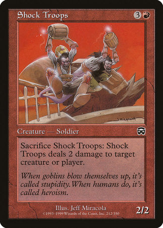 Shock Troops [Mercadian Masques]