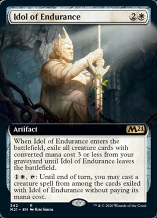 Idol of Endurance (Extended Art) [Core Set 2021]