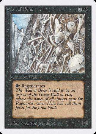 Wall of Bone [Unlimited Edition]