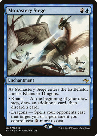 MtG Fate Reforged Rare Monastery Siege #43