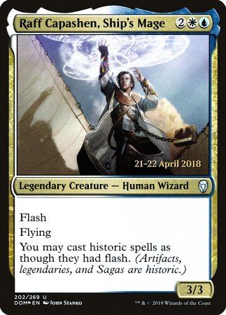 Raff Capashen, Ship's Mage [Dominaria Promos]