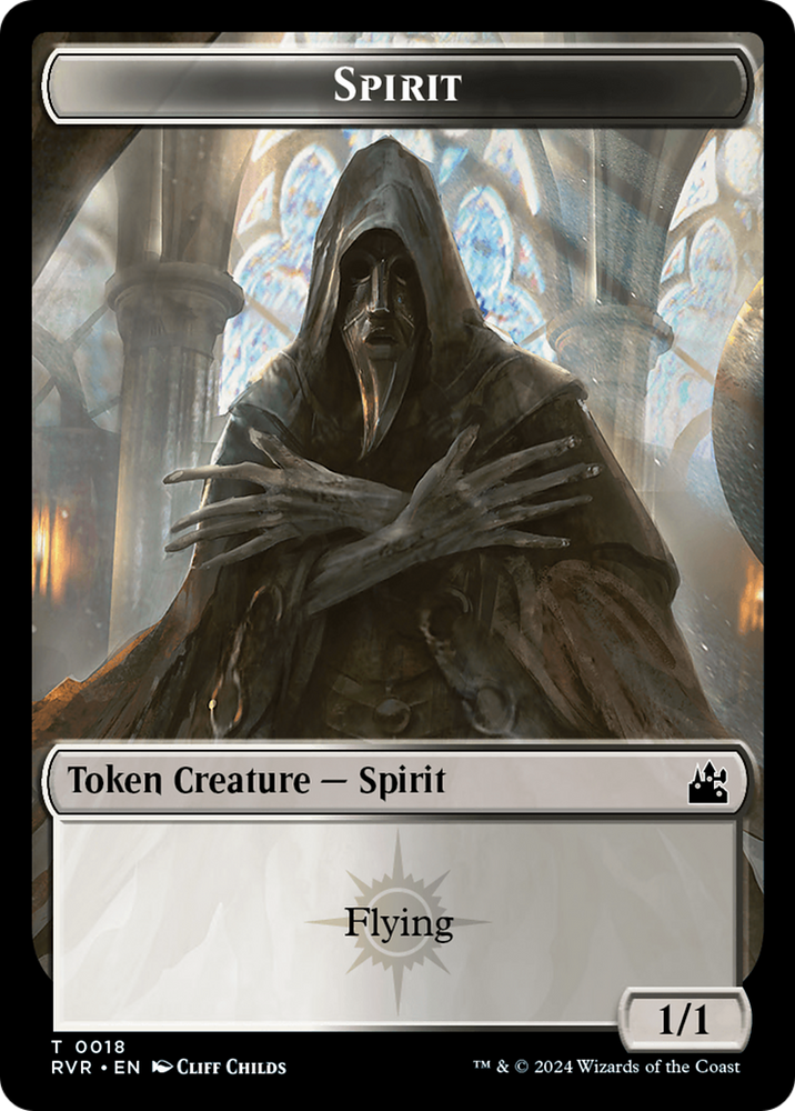 Spirit Token (0018) [Ravnica Remastered Tokens]