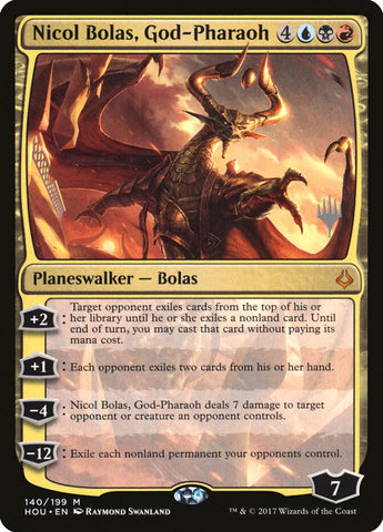 Nicol Bolas, God-Pharaoh (Promo Pack) [Hour of Devastation Promos]